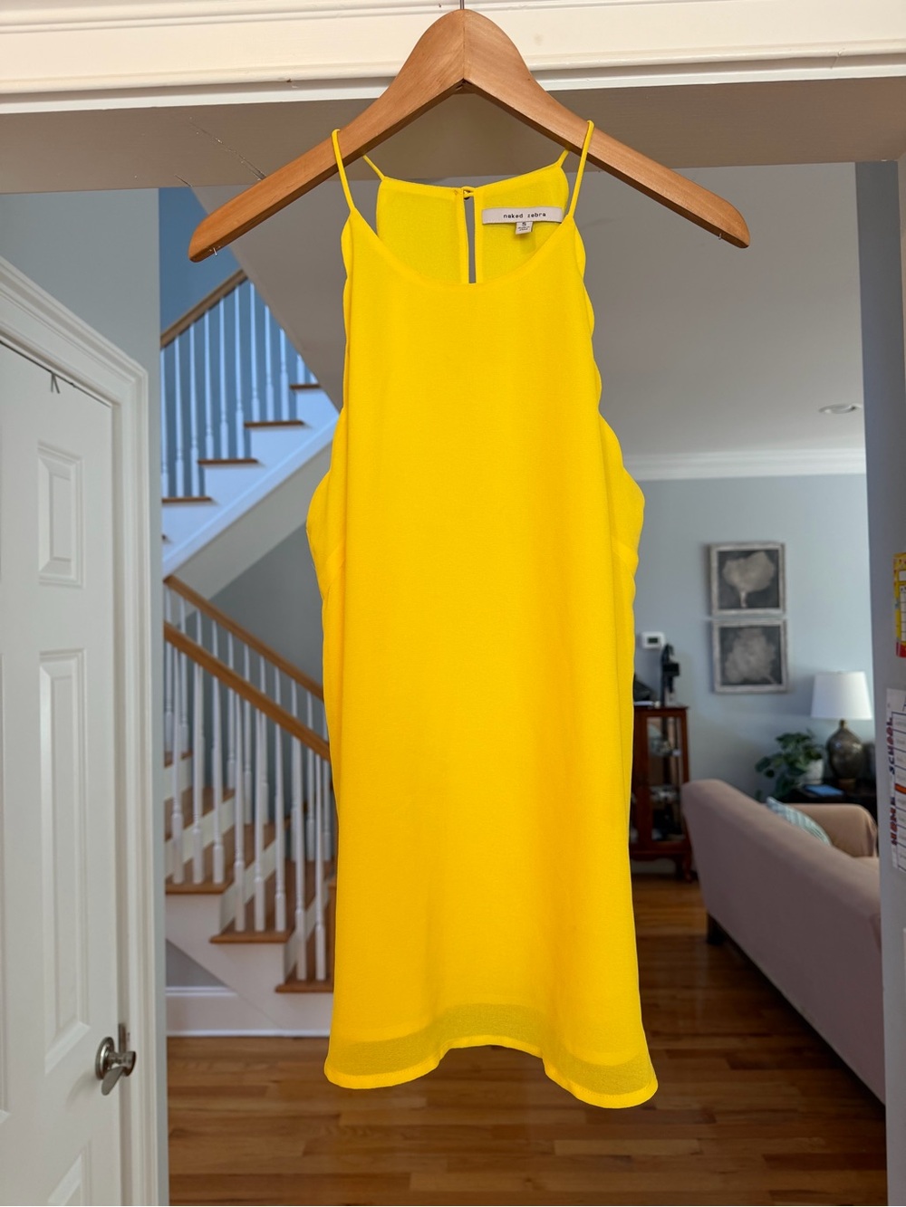 Naked Zebra Yellow camisole size S